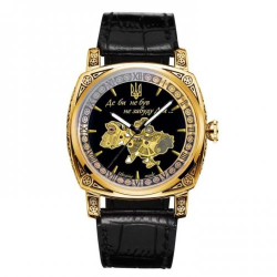 Годинник наручний Awarder 021-3D Де би не був Gold-Black