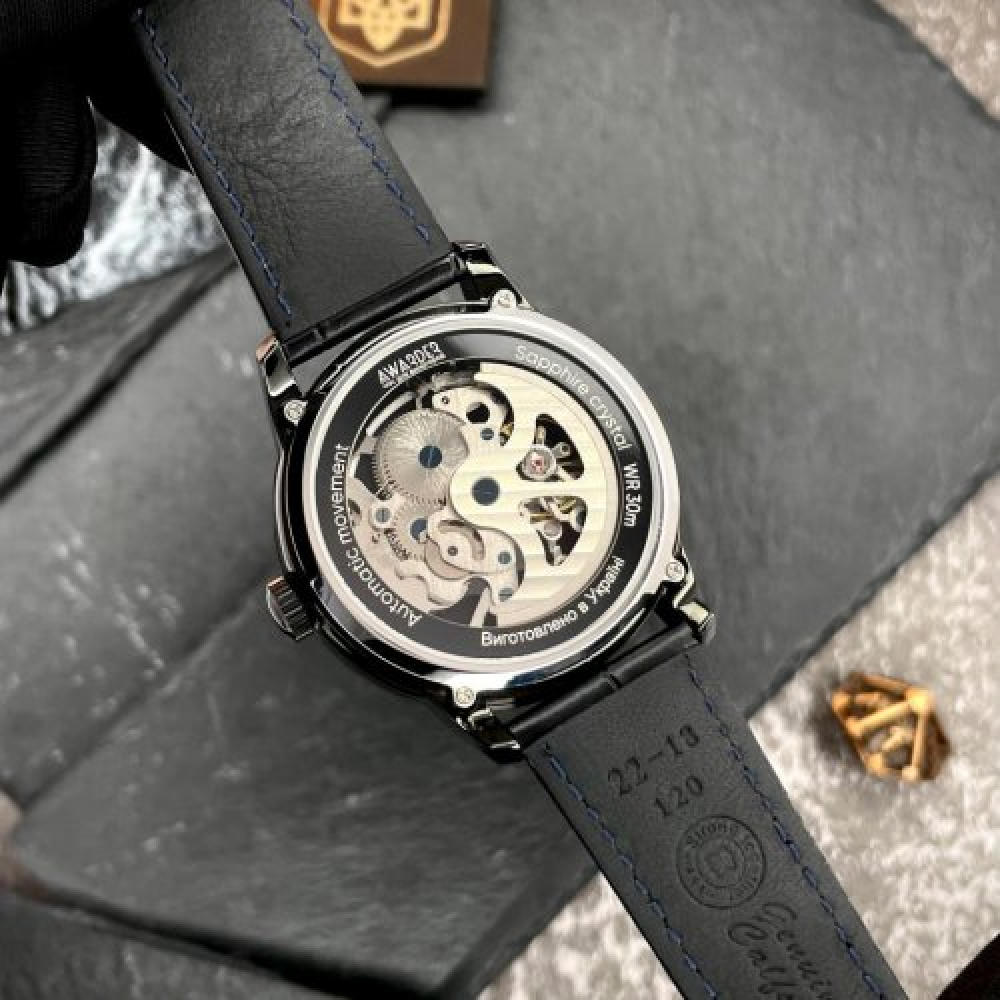 Годинник наручний Awarder 043 Де би не був Black-Black Automatic