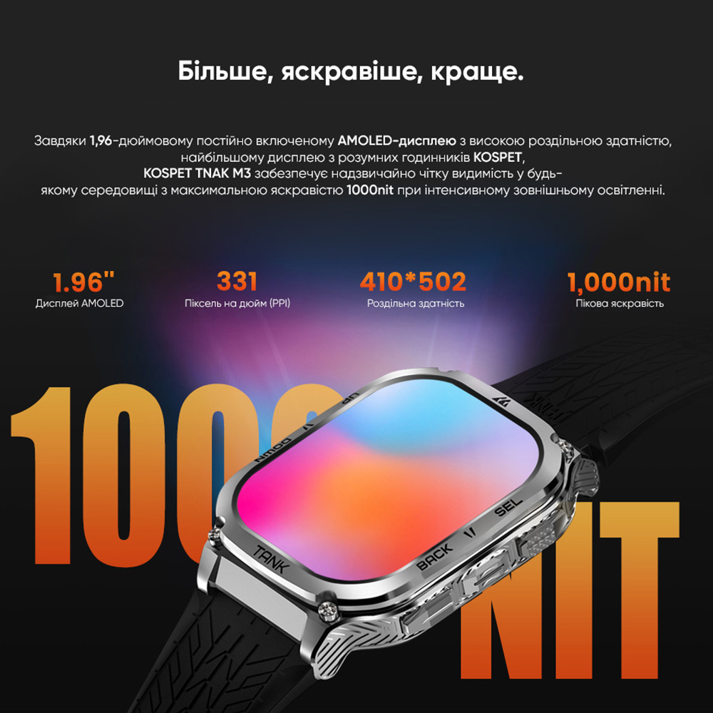 Kospet TANK M3 Silver