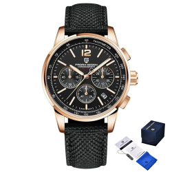 Pagani Design YS008 Rose Gold-Black Pagani Design YS008 Rose Gold-Black