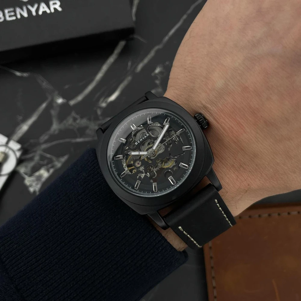 Чоловічий годинник Benyar BY-5121 Black 