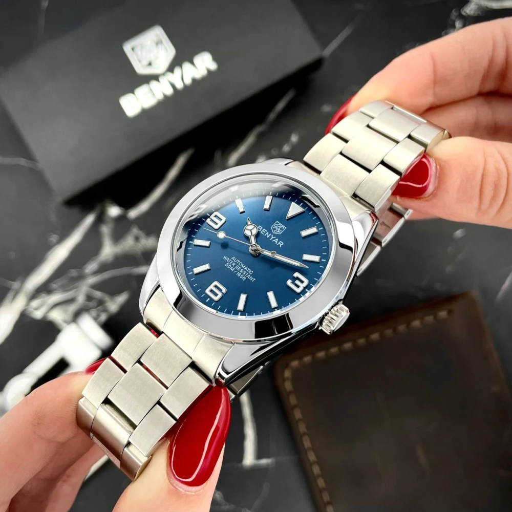 Чоловічий годинник Benyar BY-5177 Blue