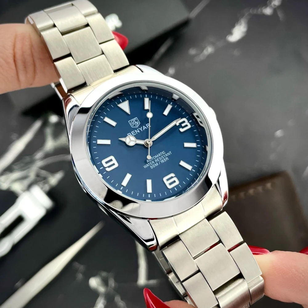 Чоловічий годинник Benyar BY-5177 Blue