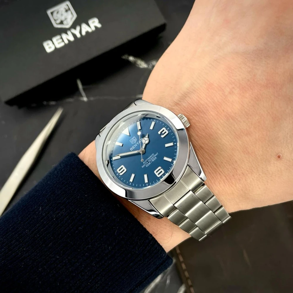 Чоловічий годинник Benyar BY-5177 Blue