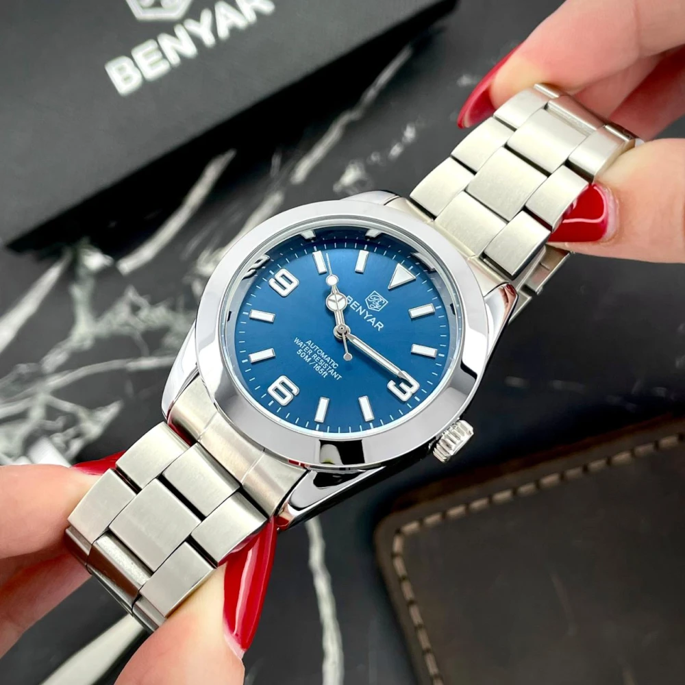 Чоловічий годинник Benyar BY-5177 Blue