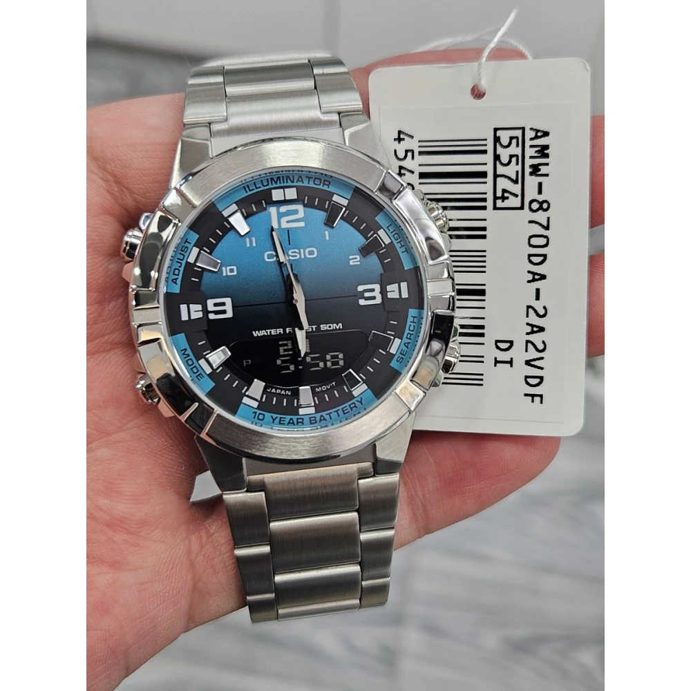 Чоловічий годинник Casio AMW-870DA-2A2VDF