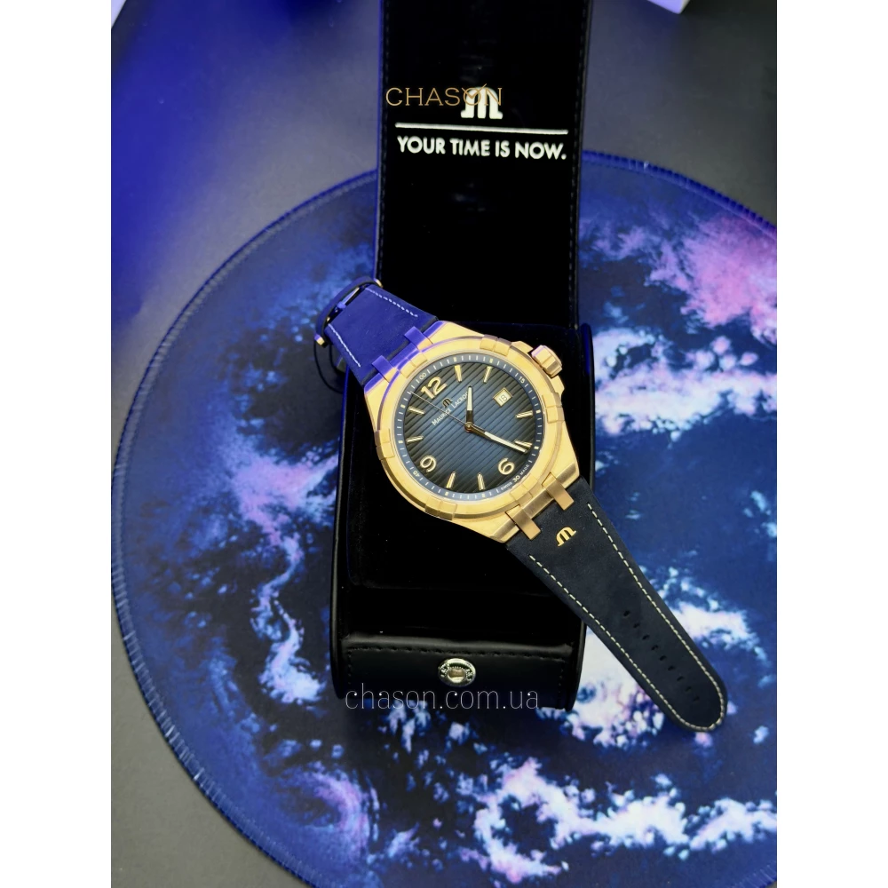 Чоловічий годинник Maurice Lacroix AIKON Bronze 44 mm limited AI1028-BRZ01-420-1