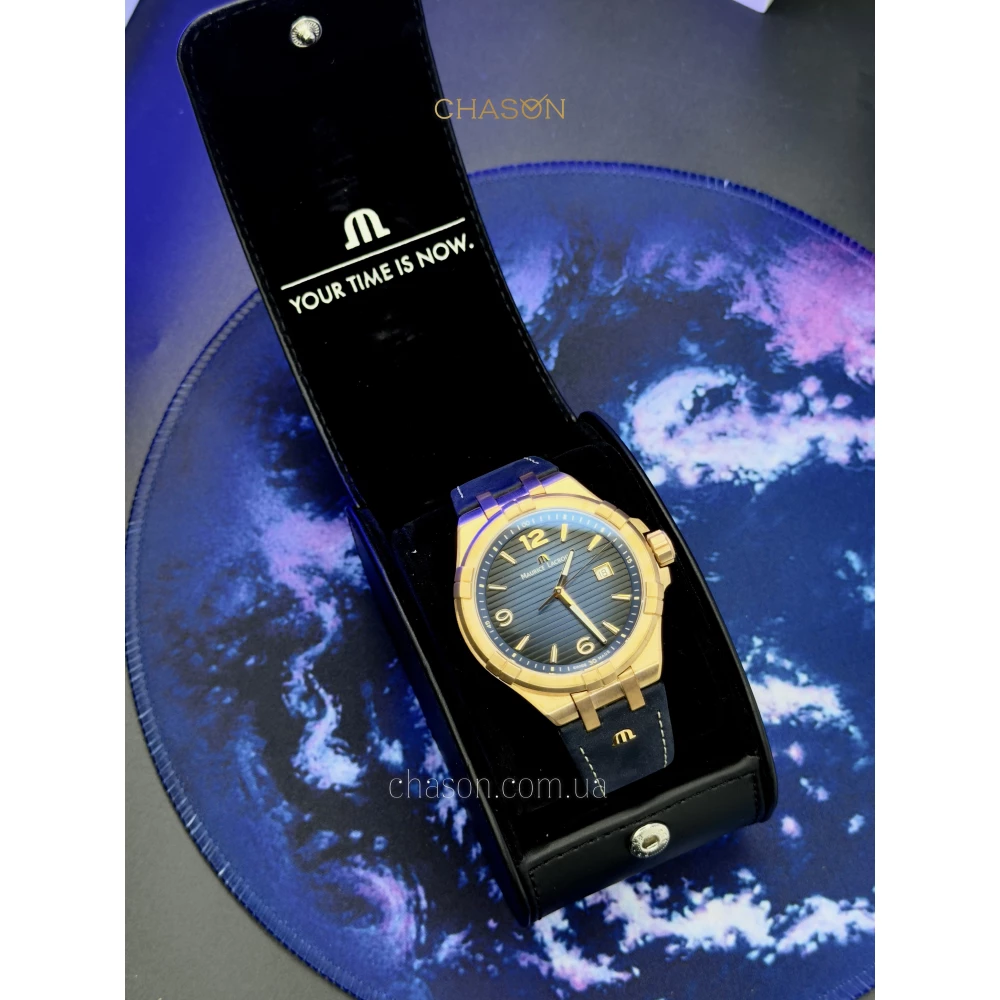 Чоловічий годинник Maurice Lacroix AIKON Bronze 44 mm limited AI1028-BRZ01-420-1