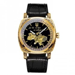 Годинник наручний Awarder 021-3D Де би не був Gold-Black