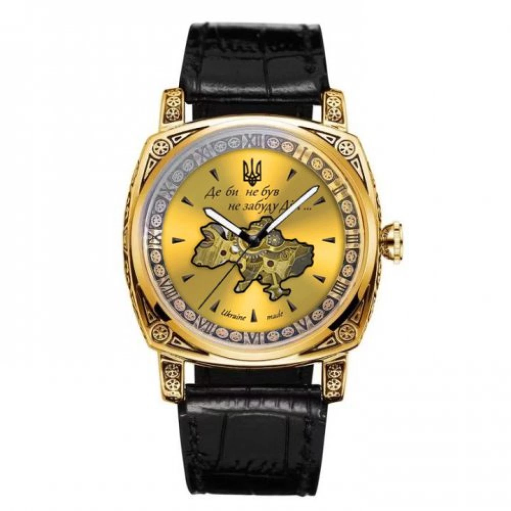 Годинник наручний Awarder 021-3D Де би не був Gold-Gold