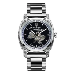 Годинник наручний Awarder 021-3D Де би не був Silver-Black Steel