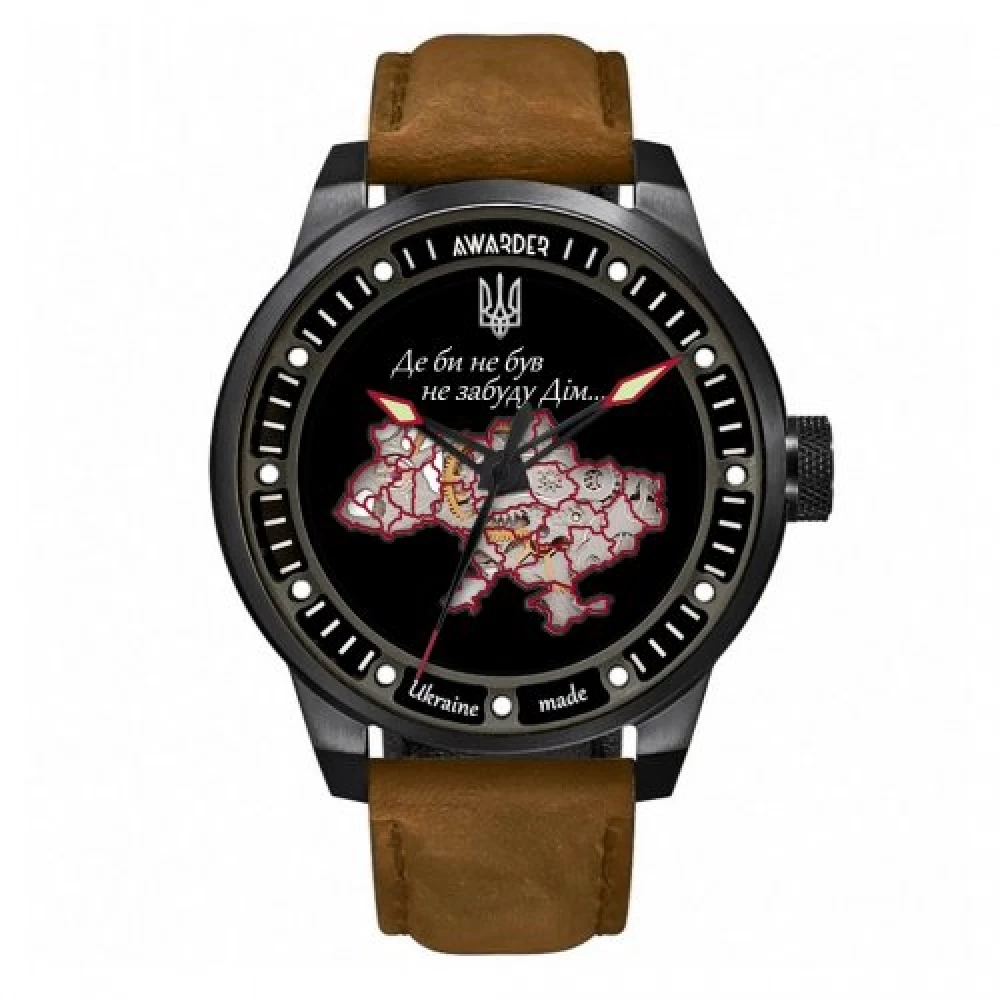 Годинник наручний Awarder 058 Де би не був Black-Brown