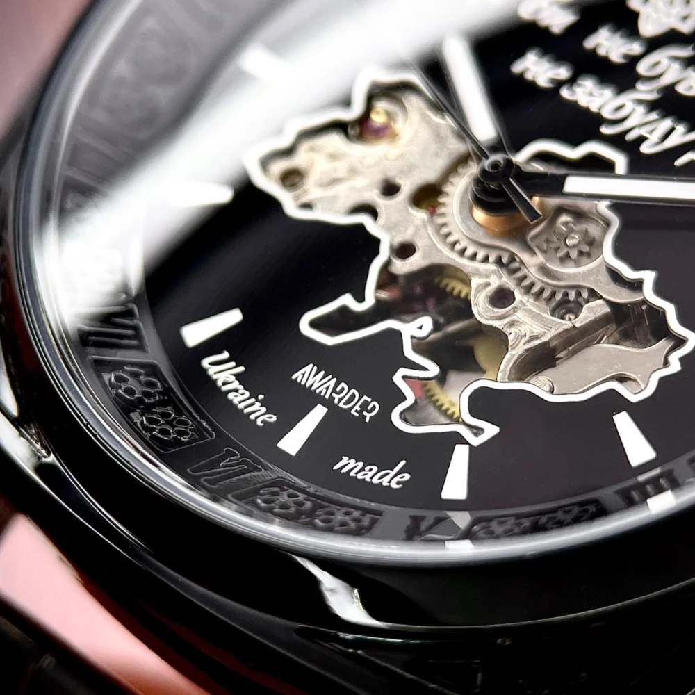 Годинник наручний Awarder 021 Де би не був All Black Steel 