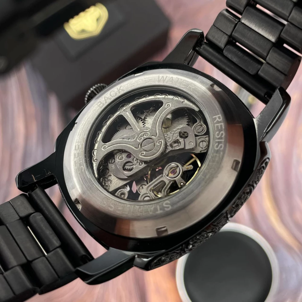 Годинник наручний Awarder 021 Де би не був All Black Steel 