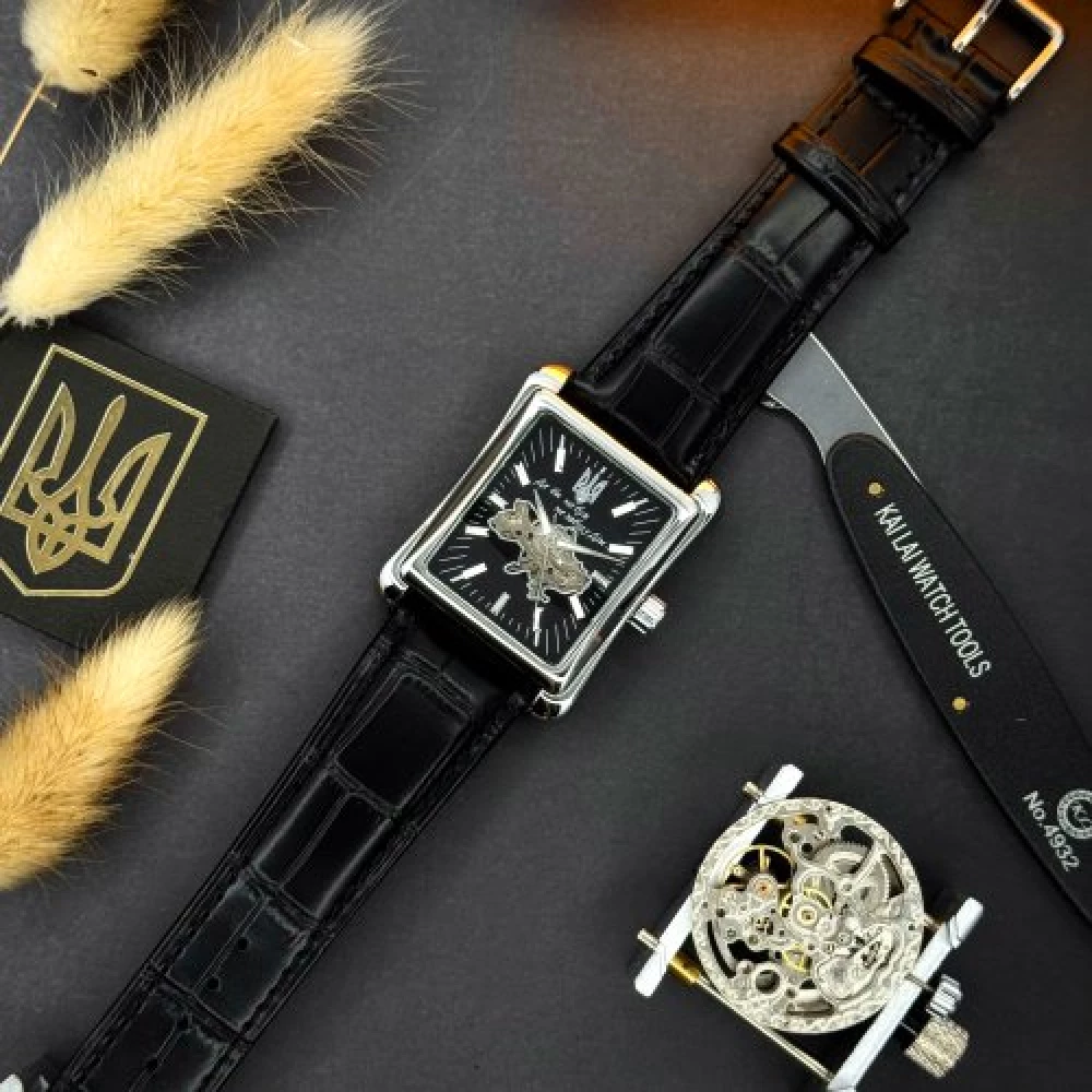 Годинник наручний Awarder 053 Де би не був Silver-Black 