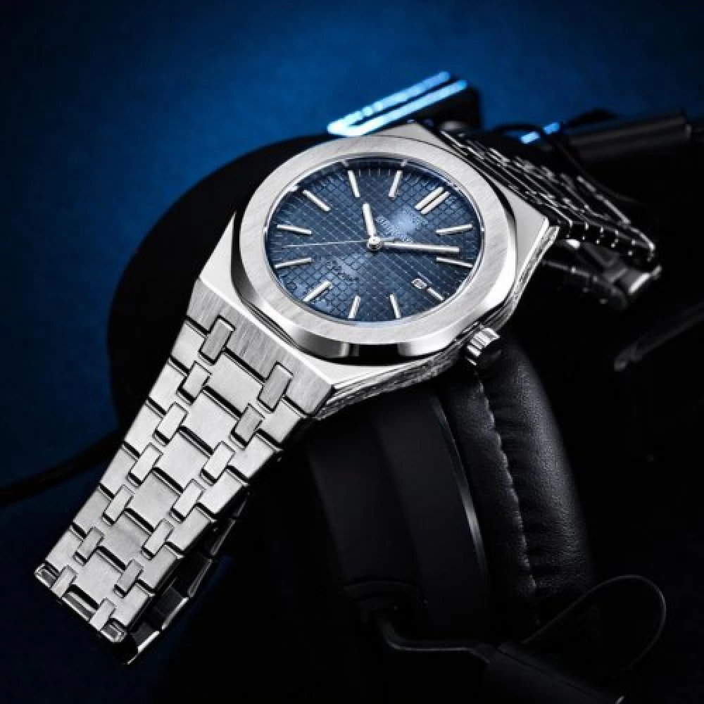 Мужские часы Benyar BY-5156 Silver-Blue