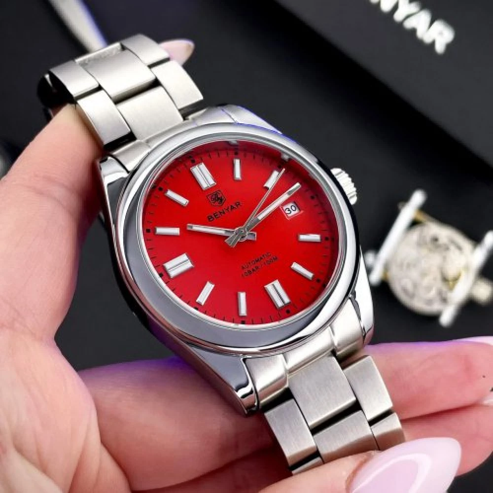 Чоловічий годинник Benyar BY-5185 Red