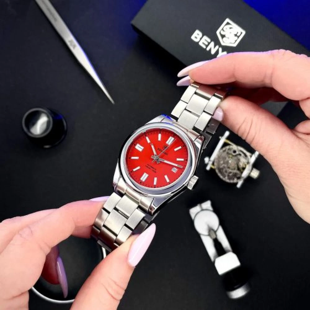 Чоловічий годинник Benyar BY-5185 Red