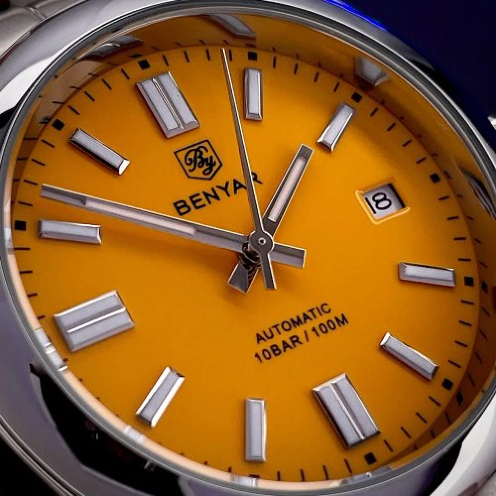 Чоловічий годинник Benyar BY-5185 Yellow