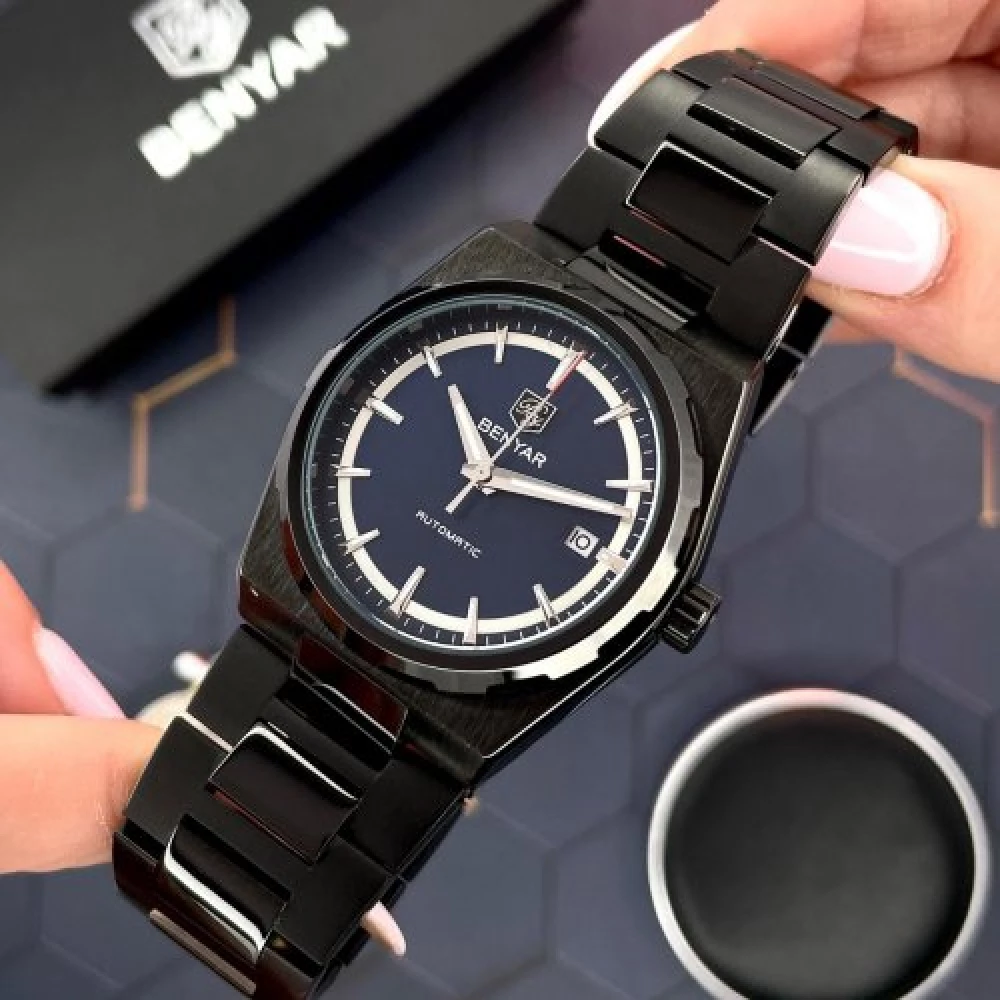 Мужские часы Benyar BY-5203 Black-Blue