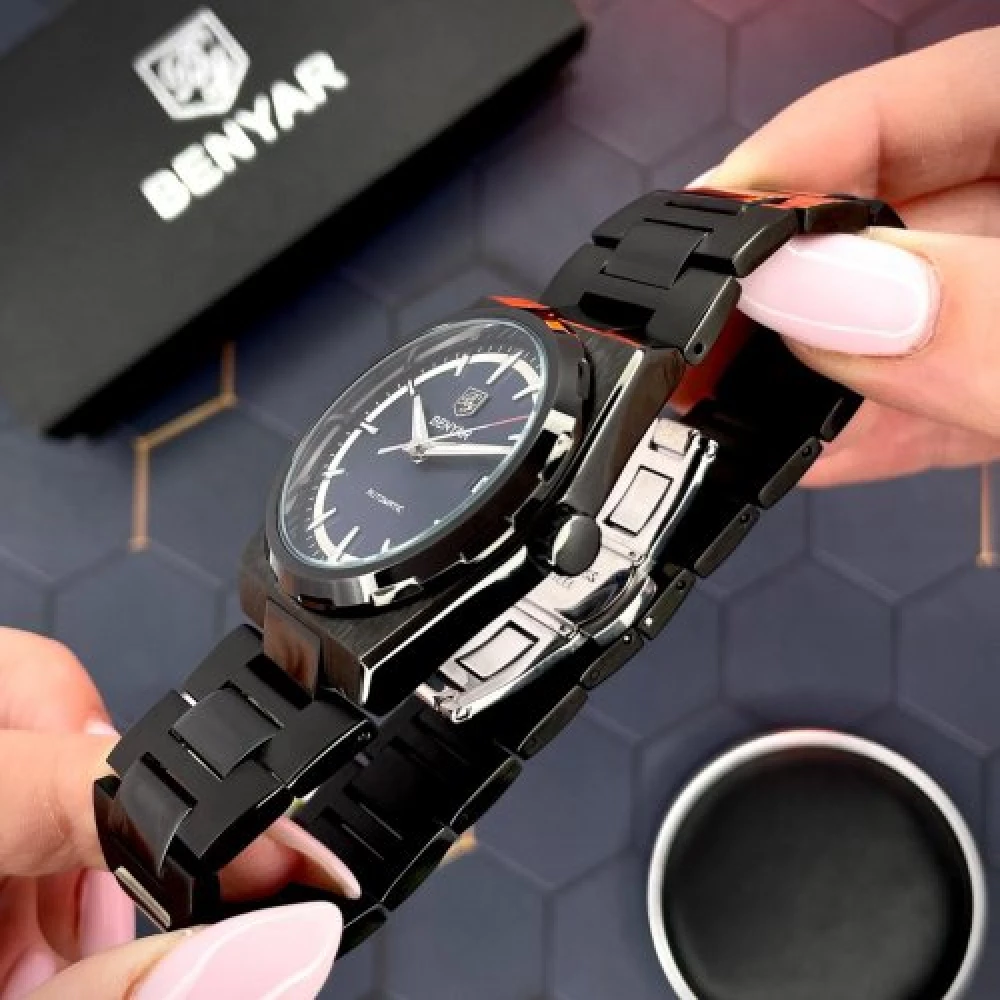 Мужские часы Benyar BY-5203 Black-Blue