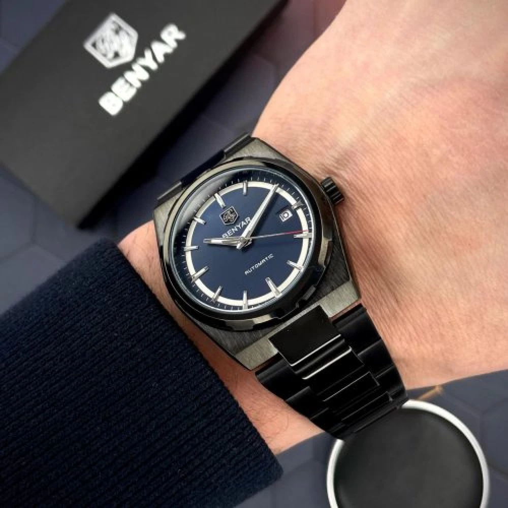 Мужские часы Benyar BY-5203 Black-Blue