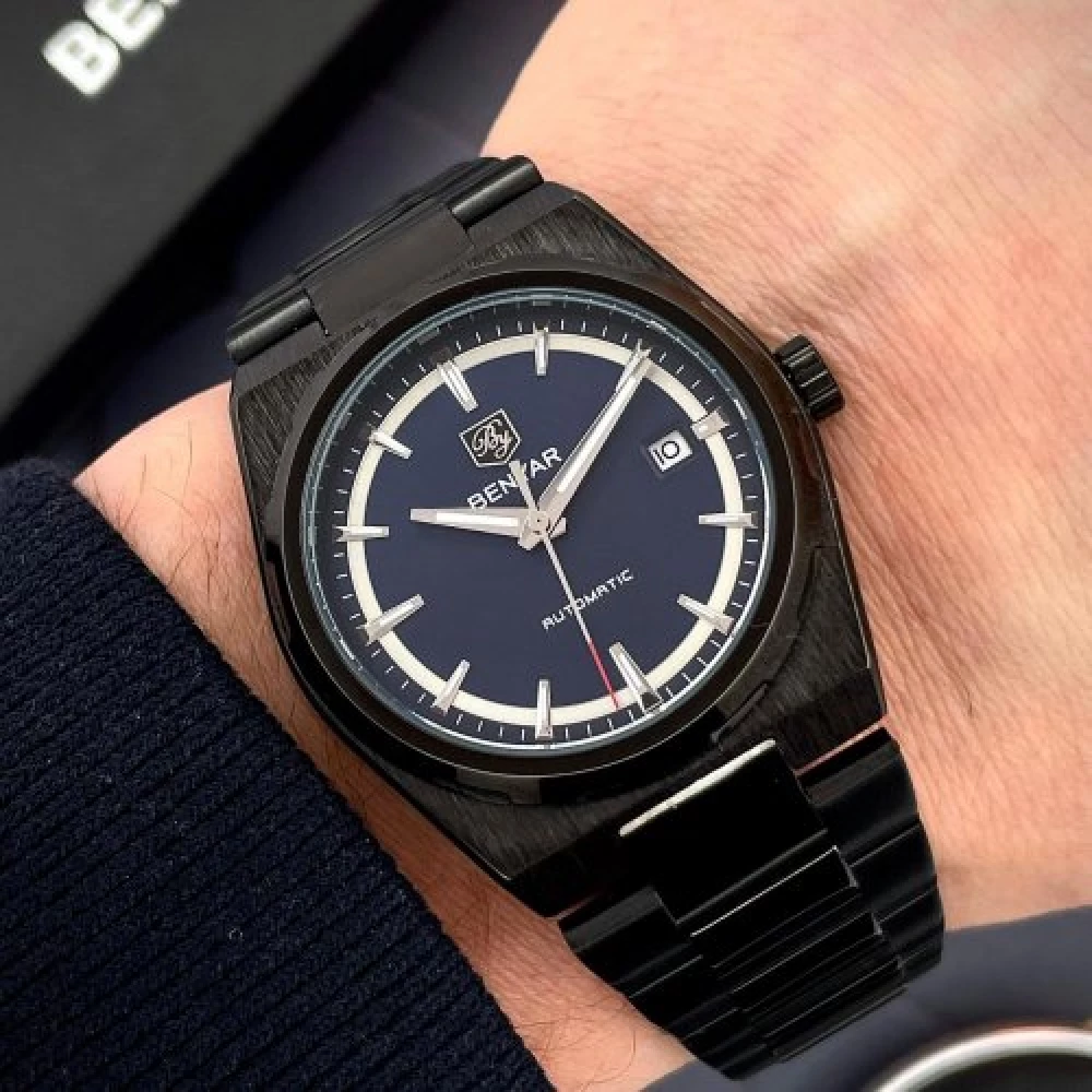 Мужские часы Benyar BY-5203 Black-Blue