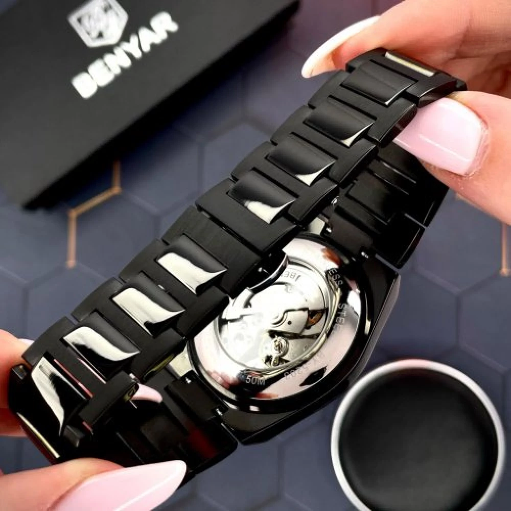 Мужские часы Benyar BY-5203 Black-Blue