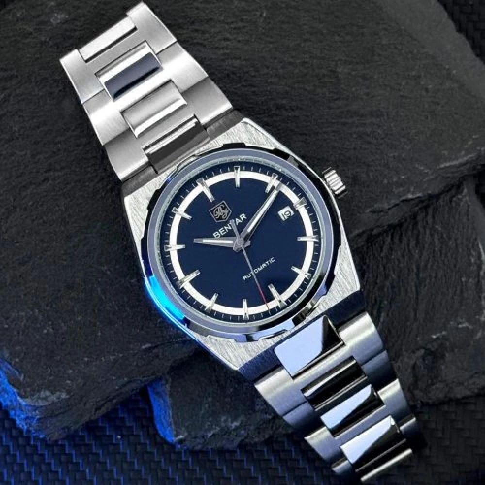 Мужские часы Benyar BY-5203 Silver-Blue