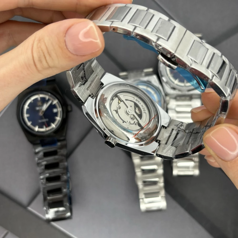 Мужские часы Benyar BY-5203 Silver-Black