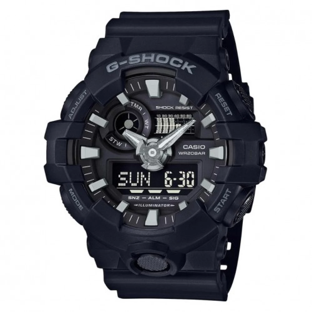 Чоловічий годинник g-shock Casio GA-700-1B 