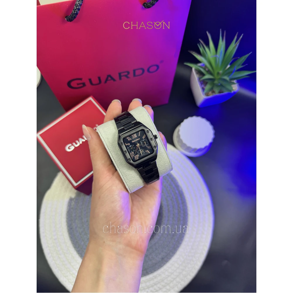 Жіночий годинник GUARDO 012727-4 L (all black)