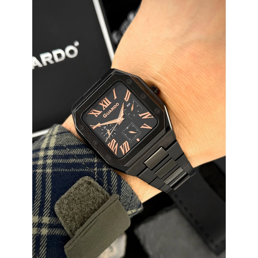 Мужские часы GUARDO 012726-4 M (all black)