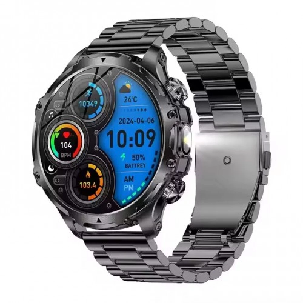 Розумний годинник Modfit Tactic Blaze Black Steel