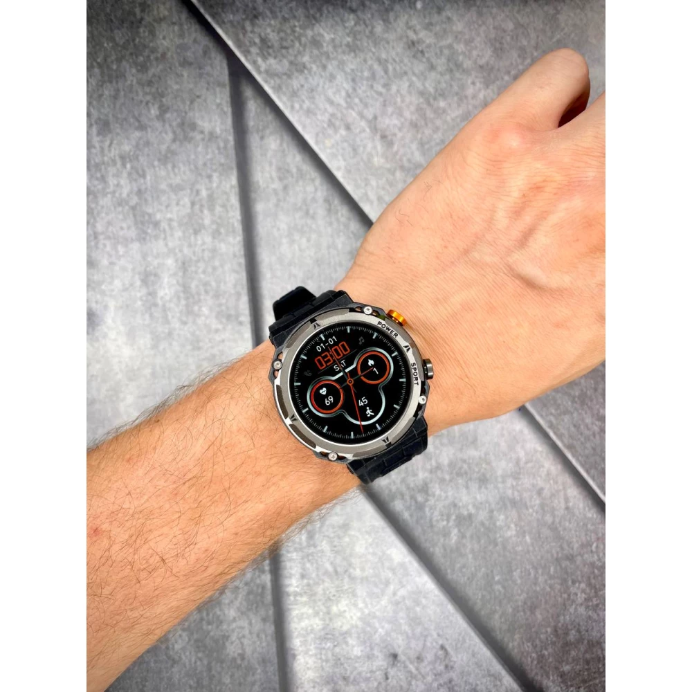 Розумний годинник Modfit Sniper Plus Silver-Black