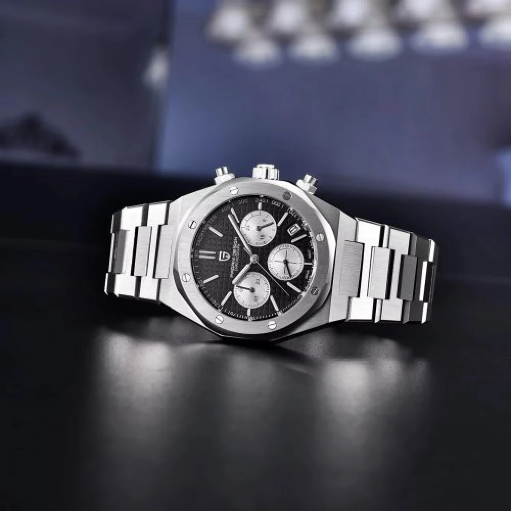 Чоловічий годинник Pagani Design PD-1707 Silver-Black