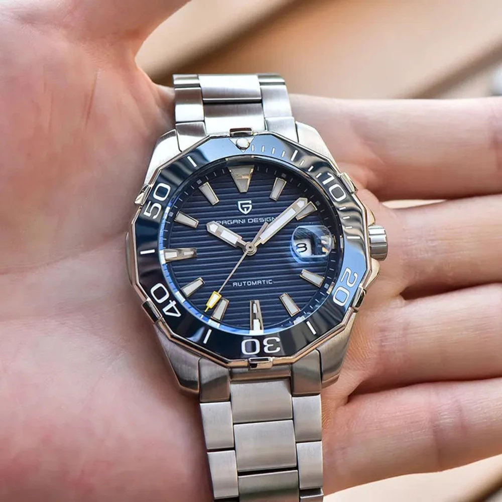 Чоловічий годинник Pagani Design PD-1617 Silver-Blue