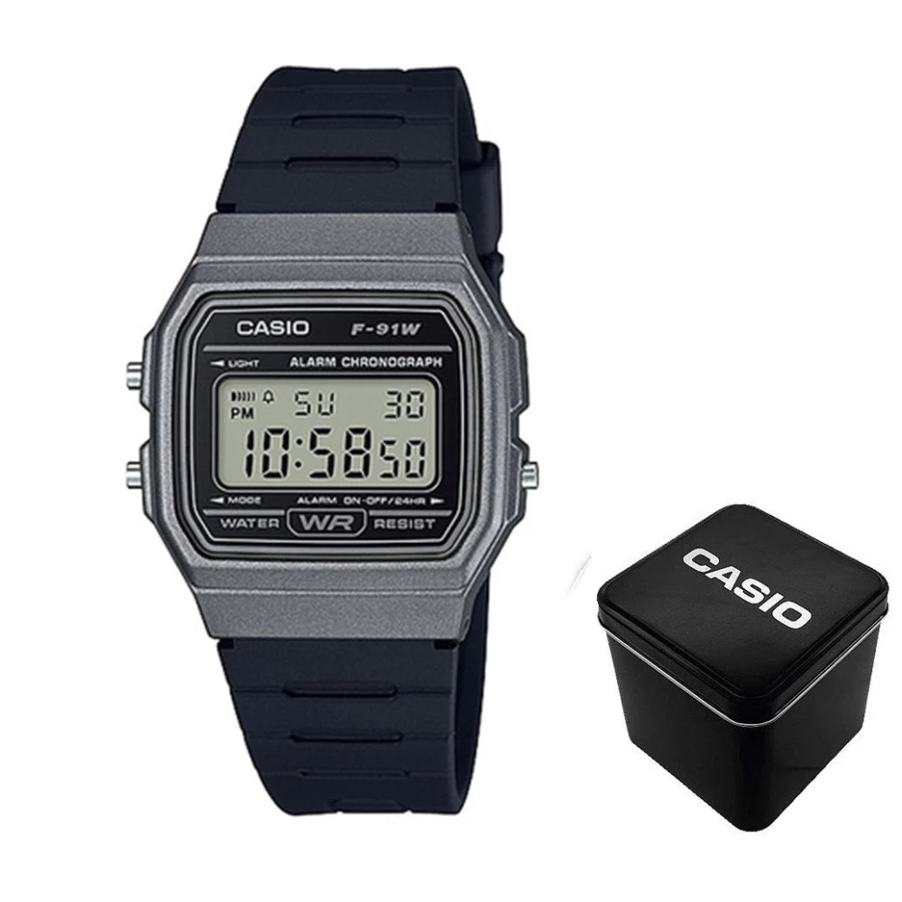 Чоловічий годинник Casio F-91WM-1B