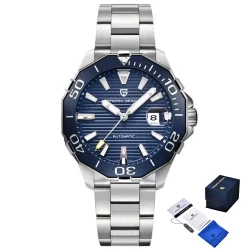 Чоловічий годинник Pagani Design PD-1617 Silver-Blue