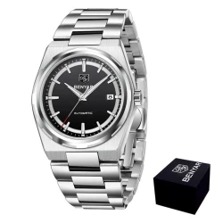 Чоловічий годинник Benyar BY-5203 Silver-Black