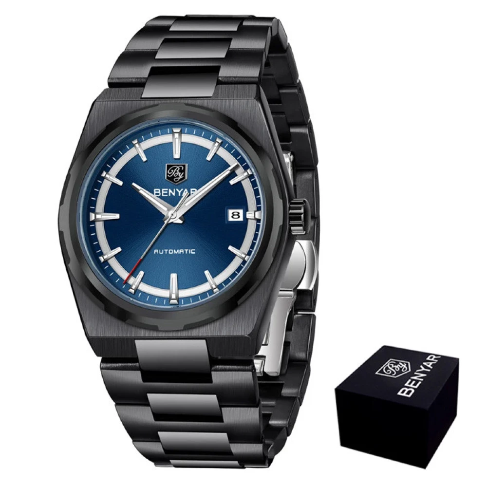 Мужские часы Benyar BY-5203 Black-Blue