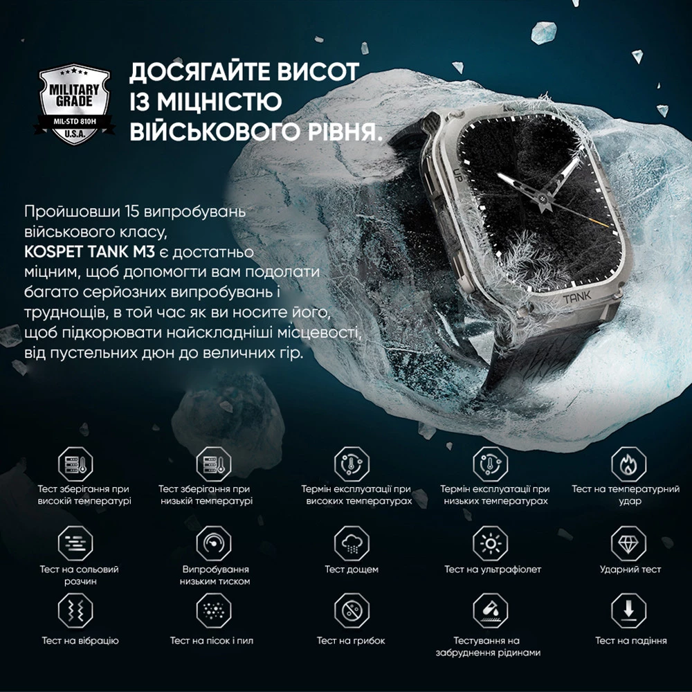 Kospet TANK M3 Silver