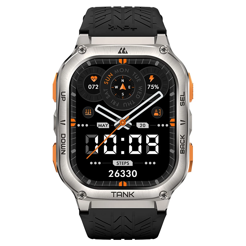 Розумний годинник Kospet TANK M3 ULTRA Silver