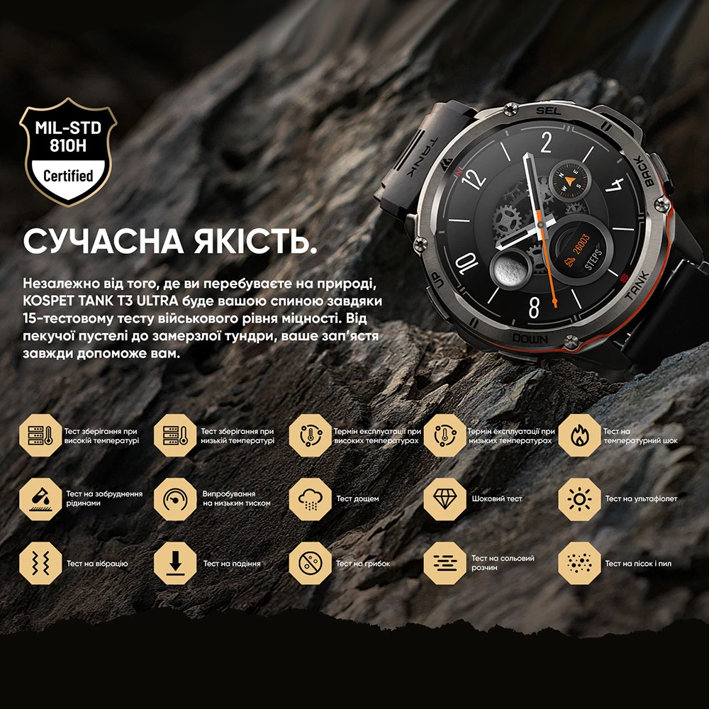 Kospet TANK T3 ULTRA Black