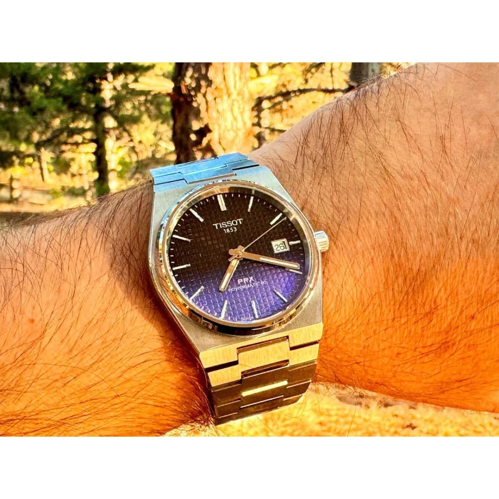 Чоловічий годинник Tissot PRX Powermatic 80 Blue Gradient T137.407.11.051.01